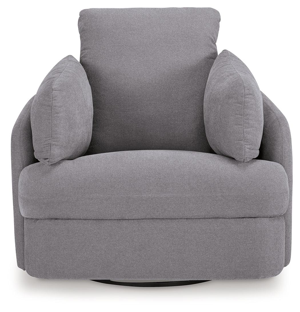 Modmax Granite Swivel Glider Chair by Ashley at Eve Furniture