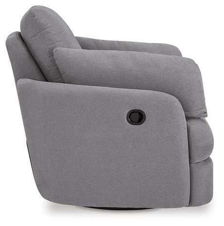 Modmax Granite Swivel Glider Chair by Ashley at Eve Furniture