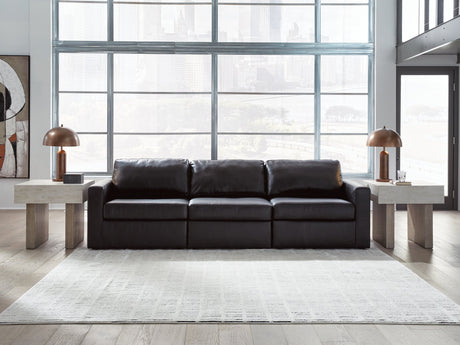 ModMax II Black 3-Piece Sectional Sofa by Ashley at Eve Furniture