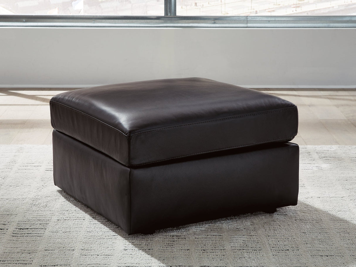 ModMax II Black Oversized Accent Ottoman by Ashley at Eve Furniture