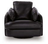 ModMax II Black Swivel Glider Recliner by Ashley at Eve Furniture