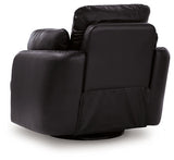 ModMax II Black Swivel Glider Recliner by Ashley at Eve Furniture