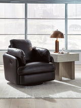 ModMax II Black Swivel Glider Recliner by Ashley at Eve Furniture