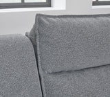 Modmax II Salt and Pepper 7-Piece Power Reclining Sectional with LAF Chaise by Ashley at Eve Furniture