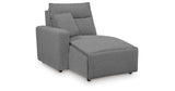 Modmax II Salt and Pepper Salt and Pepper 8-Piece Power Reclining Sectional with Console by Ashley at Eve Furniture