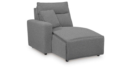 Modmax II Salt and Pepper Salt and Pepper 8-Piece Power Reclining Sectional with Console by Ashley at Eve Furniture