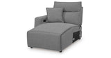 Modmax II Salt and Pepper Salt and Pepper 8-Piece Power Reclining Sectional with Console by Ashley at Eve Furniture