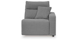 Modmax II Salt and Pepper Salt and Pepper 8-Piece Power Reclining Sectional with Console by Ashley at Eve Furniture