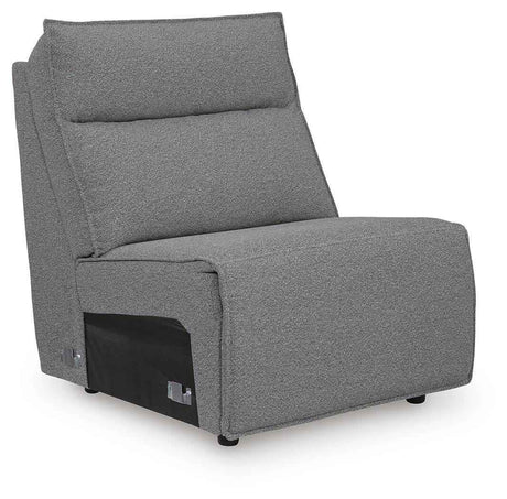 Modmax II Salt and Pepper Salt and Pepper 8-Piece Power Reclining Sectional with Console by Ashley at Eve Furniture