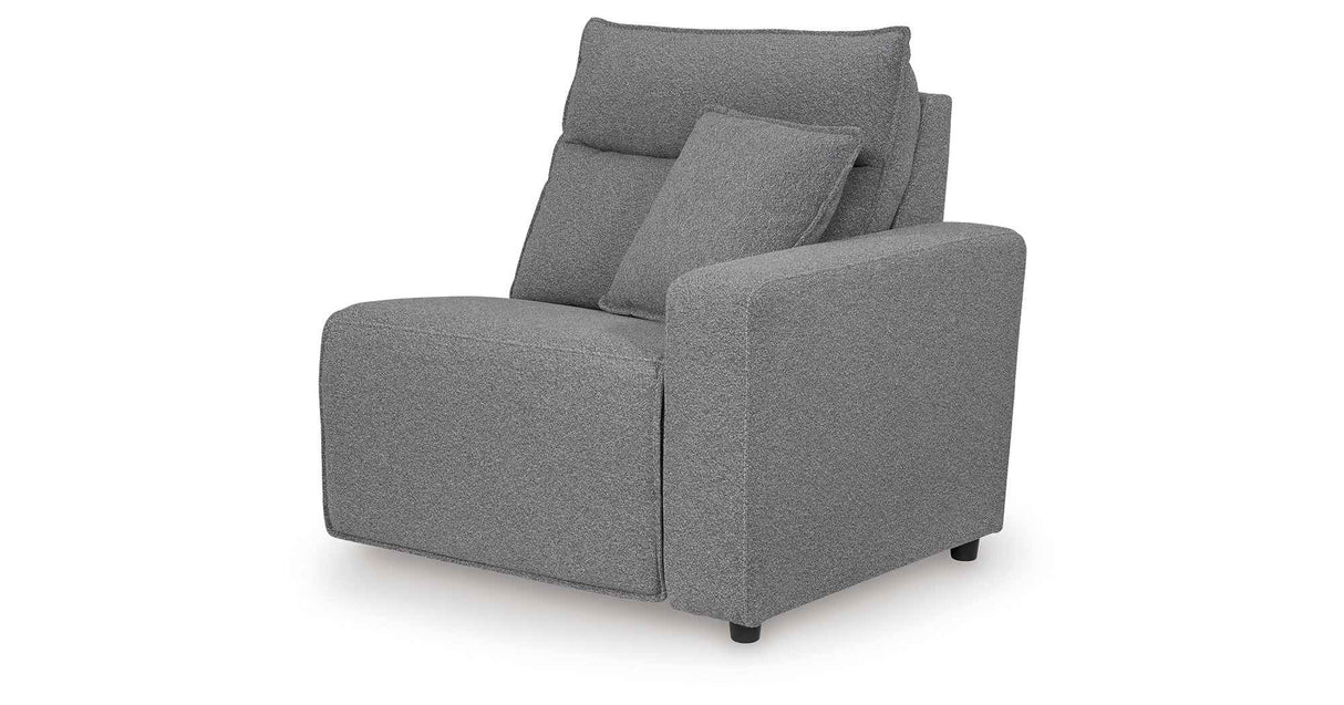 Modmax II Salt and Pepper Salt and Pepper 8-Piece Power Reclining Sectional with Console by Ashley at Eve Furniture