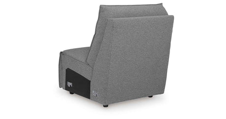 Modmax II Salt and Pepper Salt and Pepper 8-Piece Power Reclining Sectional with Console by Ashley at Eve Furniture