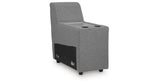 Modmax II Salt and Pepper Salt and Pepper 8-Piece Power Reclining Sectional with Console by Ashley at Eve Furniture