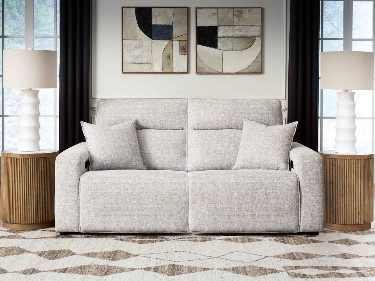 ModMax II Stone 2-Piece Reclining Loveseat by Ashley at Eve Furniture
