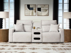 ModMax II Stone 3-Piece Power Reclining Sectional by Ashley at Eve Furniture