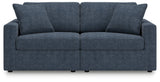 Modmax Ink 2-Piece Modular Next-Gen Nuvella™ Performance Fabric Loveseat by Ashley at Eve Furniture
