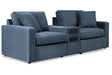 Modmax Ink 3-Piece Performance Fabric Sectional by Ashley at Eve Furniture