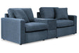 Modmax Ink 3-Piece Performance Fabric Sectional by Ashley at Eve Furniture
