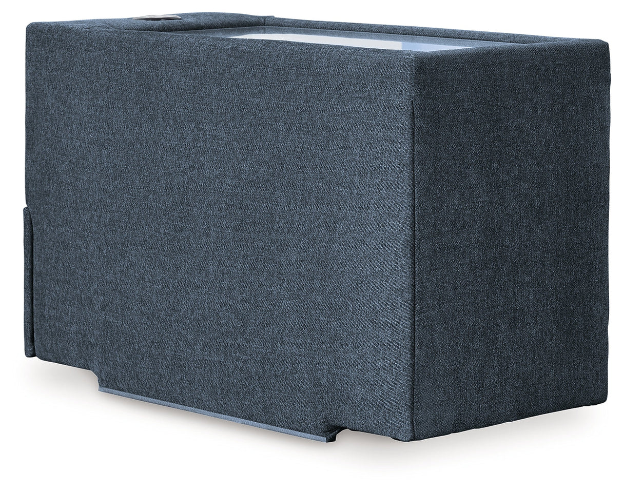 Modmax Ink 3-Piece Sectional and 2 Ottomans by Ashley at Eve Furniture