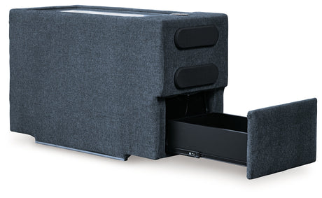Modmax Ink 3-Piece Sectional and 2 Ottomans by Ashley at Eve Furniture