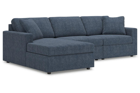 Modmax Ink 3-Piece Sectional with LAF Chaise by Ashley at Eve Furniture