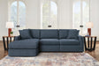 Modmax Ink 3-Piece Sectional with LAF Storage Chaise by Ashley at Eve Furniture