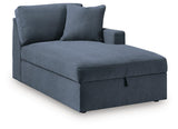 Modmax Ink 3-Piece Sectional with RAF Storage Chaise by Ashley at Eve Furniture