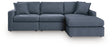 Modmax Ink 3-Piece Sectional with RAF Storage Chaise by Ashley at Eve Furniture