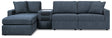 Modmax Ink 4-Piece Sectional with Ottoman by Ashley at Eve Furniture