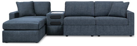 Modmax Ink 4-Piece Sectional with Ottoman by Ashley at Eve Furniture