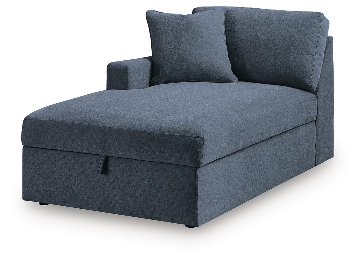 Modmax Ink 5-Piece Double Storage Chaise Sectional with Audio Consoles by Ashley at Eve Furniture