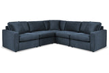 Modmax Ink 5-Piece Performance Fabric Modular Sectional by Ashley at Eve Furniture