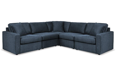 Modmax Ink 5-Piece Performance Fabric Modular Sectional by Ashley at Eve Furniture
