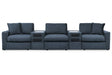 Modmax Ink 5-Piece Performance Fabric Modular Sectional by Ashley at Eve Furniture