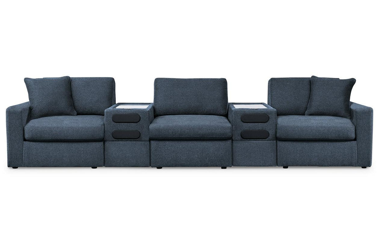 Modmax Ink 5-Piece Performance Fabric Modular Sectional by Ashley at Eve Furniture