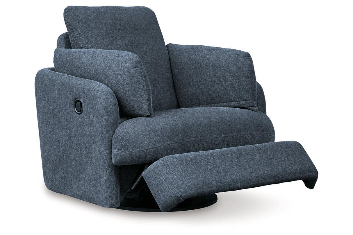Modmax Ink 5-Piece Sectional and Swivel Glider Recliner by Ashley at Eve Furniture