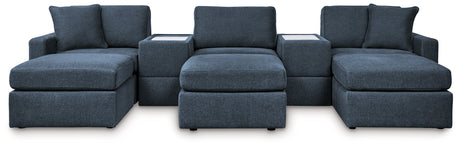 Modmax Ink 5-Piece Sectional with Ottoman by Ashley at Eve Furniture