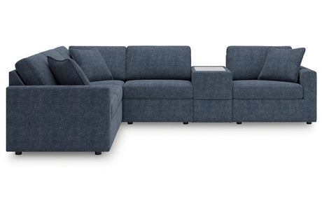 Modmax Ink 6-Piece Performance Fabric Modular Sectional by Ashley at Eve Furniture