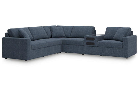 Modmax Ink 6-Piece Performance Fabric Modular Sectional by Ashley at Eve Furniture