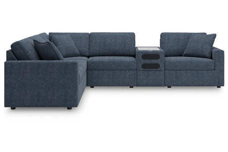 Modmax Ink 6-Piece Performance Fabric Modular Sectional by Ashley at Eve Furniture