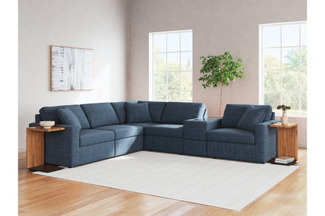 Modmax Ink 6-Piece Performance Fabric Modular Sectional by Ashley at Eve Furniture
