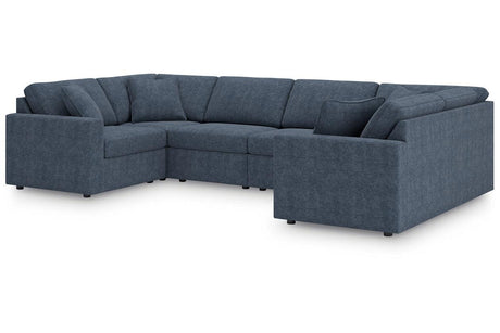 Modmax Ink 6-Piece Performance Fabric Modular Sectional by Ashley at Eve Furniture