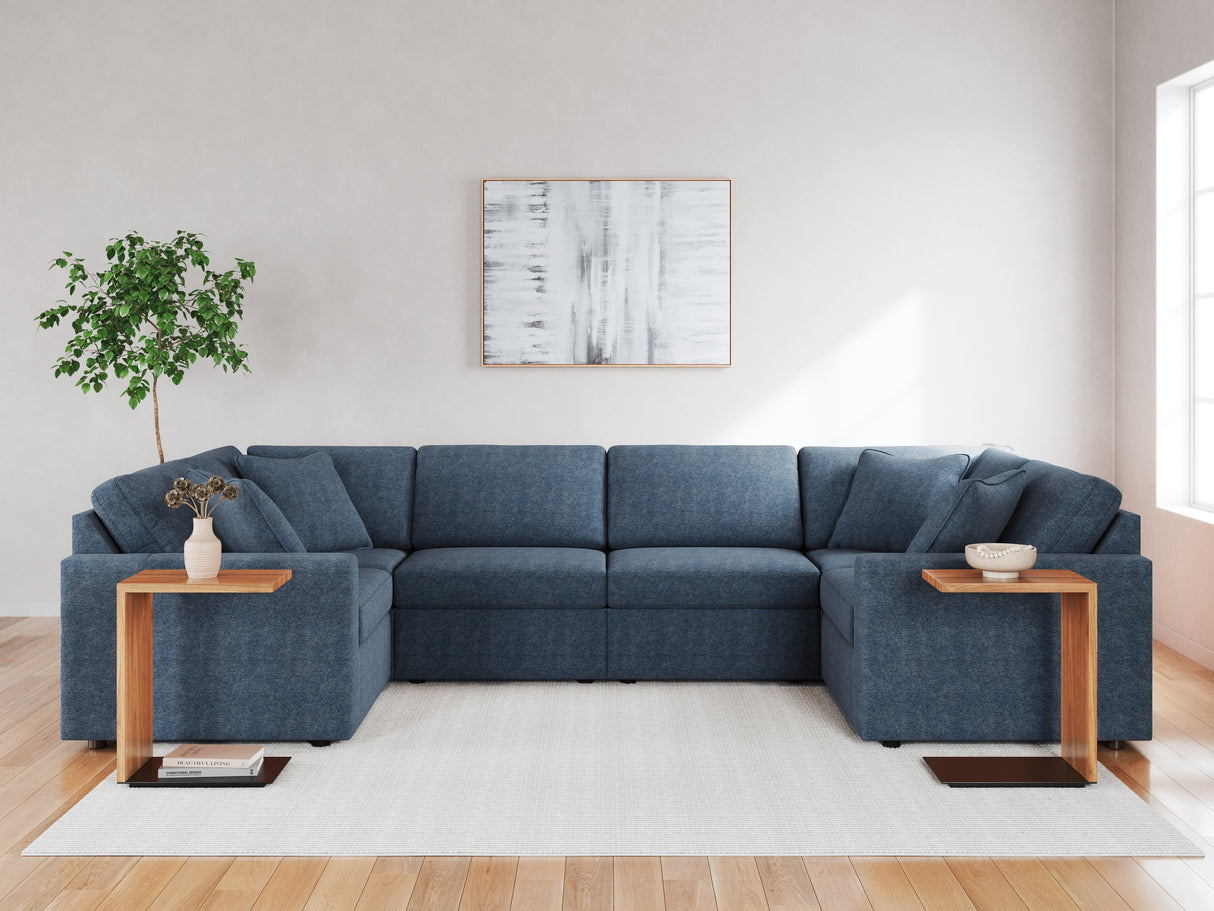 Modmax Ink 6-Piece Sectional with Ottoman by Ashley at Eve Furniture