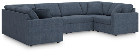 Modmax Ink 6-Piece Sectional with Ottoman by Ashley at Eve Furniture