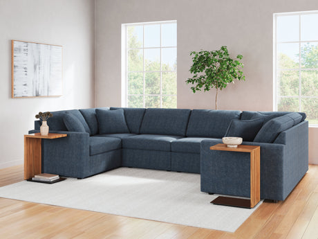 Modmax Ink 6-Piece Sectional with Ottoman by Ashley at Eve Furniture