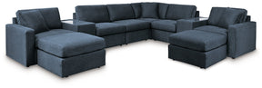 Modmax Ink 6-Piece Sectional with Ottoman by Ashley at Eve Furniture