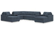 Modmax Ink 8-Piece Sectional with two Chaise by Ashley at Eve Furniture