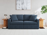 Modmax Ink Sofa and Loveseat with Storage Console by Ashley at Eve Furniture
