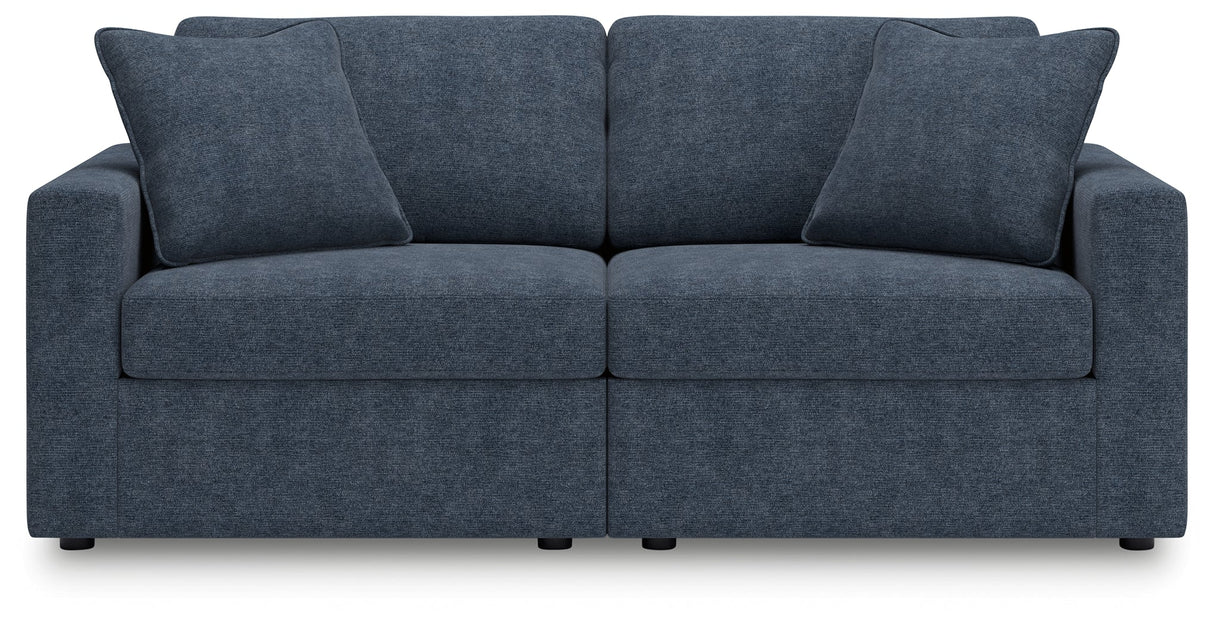 Modmax Ink Sofa and Loveseat with Storage Console by Ashley at Eve Furniture