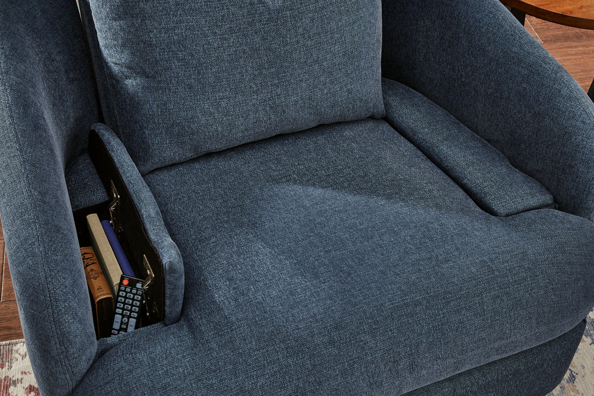 Modmax Ink Swivel Glider Recliner by Ashley at Eve Furniture