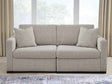 ModMax Luxe Flint 2-Piece Sectional Loveseat by Ashley at Eve Furniture